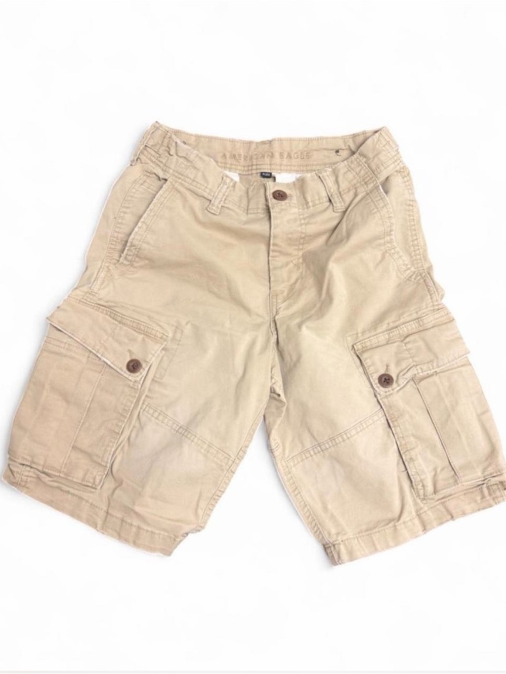 American Eagle Outfitters Beige Cargo Shorts
